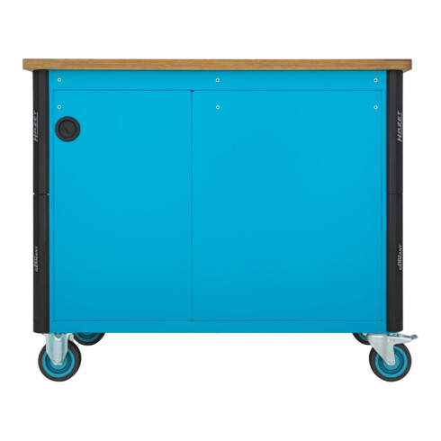 HAZET Fahrbare Werkbank 179NW-7/230 Schubladen flach: 6 x 76 x 522 x 398 mm Schubladen hoch: 1 x 161 x 522 x 398 mm Anzahl Werkzeuge: 230