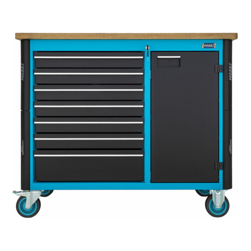 HAZET Fahrbare Werkbank 179NW-8 Schubladen, flach: 8 x 81 x 522 x 398 mm