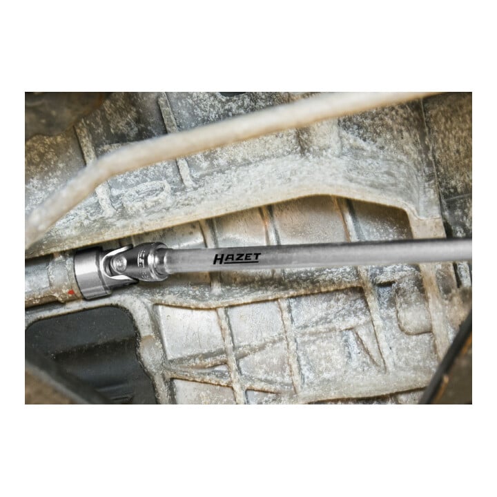 HAZET Gelenk-Steckschlüssel-Einsatz (Doppel-6kt.) 880G-Z16 Vierkant hohl 10 mm (3/8 Zoll) Außen-Doppel-Sechskant-Tractionsprofil 16