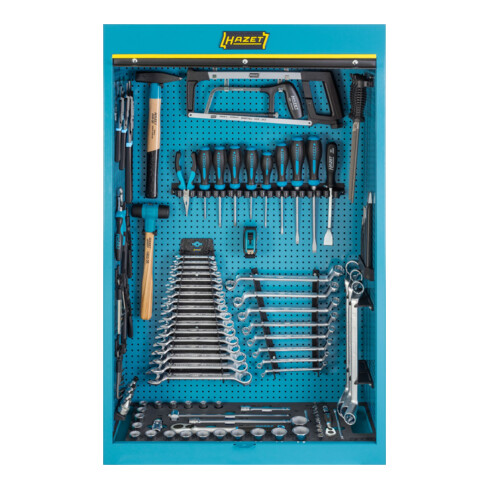 HAZET Gereedschapskast ∙ met assortiment 111/116 ∙ 0,5 x 23 – 1,6 x 10 ∙ 2 – 32 ∙ PH1 – PH2 ∙ PZ1 – PZ2 ∙ T8 – T40 ∙ Aantal gereedschappen: 116