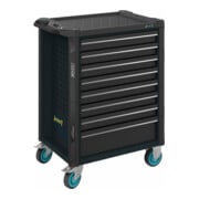 HAZET Gereedschapwagen Assistent 179N-8-RAL7021 ∙ Laden, ondiep: 7 x 81 x 522 x 398 mm ∙ Laden, diep: 1 x 166 x 522 x 398 mm-1