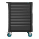 HAZET Gereedschapwagen Assistent 179N-8-RAL7021 ∙ Laden, ondiep: 7 x 81 x 522 x 398 mm ∙ Laden, diep: 1 x 166 x 522 x 398 mm-4