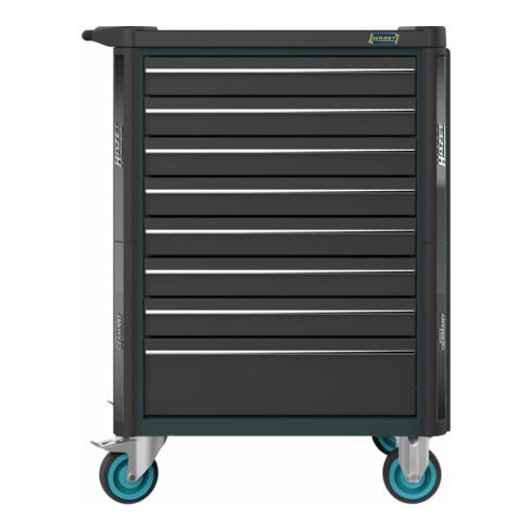 HAZET Gereedschapwagen Assistent 179NT-8-RAL7016 ∙ Laden, ondiep: 7 x 81 x 522 x 398 mm ∙ Laden, diep: 1 x 166 x 522 x 398 mm