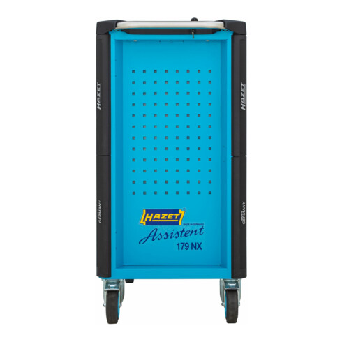 HAZET Gereedschapwagen Assistent 179NX-7/65ALU ∙ Laden, ondiep: 5 x 81 x 522 x 398 mm ∙ Laden, diep: 2 x 166 x 522 x 398 mm ∙ Aantal gereedschappen: 65