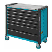 HAZET Gereedschapwagen Assistent 179NXXL-7/342 ∙ Laden, ondiep: 5 x 81 x 870 x 398 mm ∙ Laden, diep: 2 x 166 x 870 x 398 mm ∙ Aantal gereedschappen: 342-2