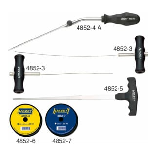 HAZET Glazenmakerset 4852/6 Aantal gereedschappen: 6