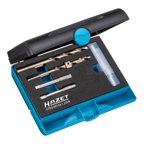 HAZET Glühkerzen-Reparatur Satz 4760-M10X1.25/9 Anzahl Werkzeuge: 9