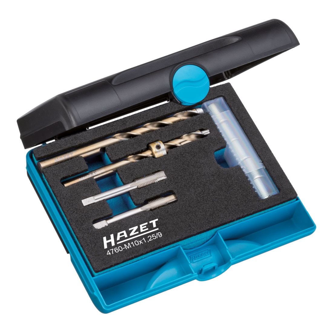 HAZET Glühkerzen-Reparatur Satz 4760-M10X1.25/9 Anzahl Werkzeuge: 9