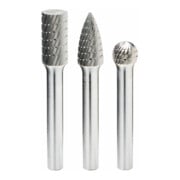HAZET Hardmetalen freespenset ∙ 6 mm 9032-06/3 ∙ Aantal gereedschappen: 3-3