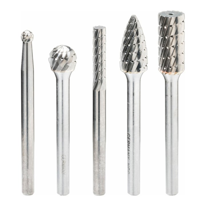 HAZET Hartmetall Frässtift-Satz, 3 mm, 5-teilig 9032-03/5