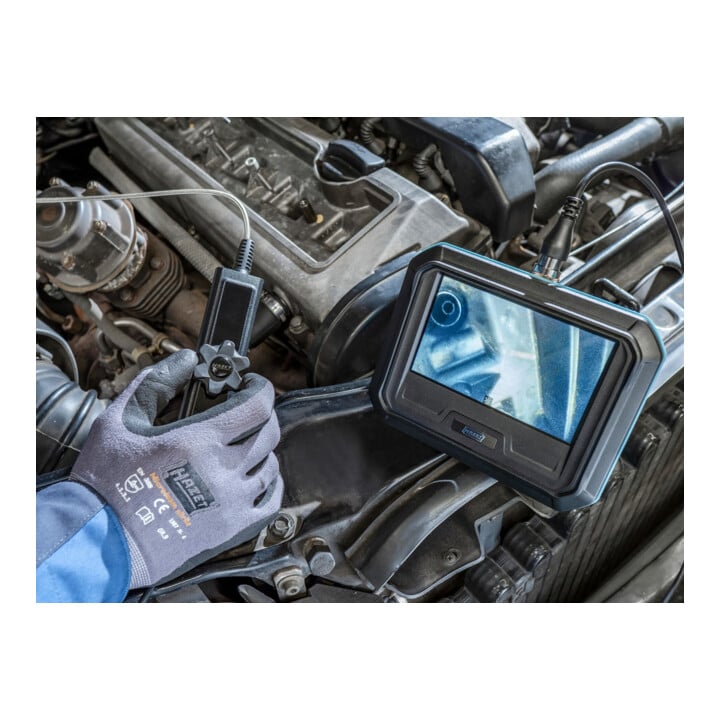 HAZET HD Touch Screen Endoskop Satz mit Schwenk-Sonde 180°, ⌀ 3,9 mm 4812-23/5AF