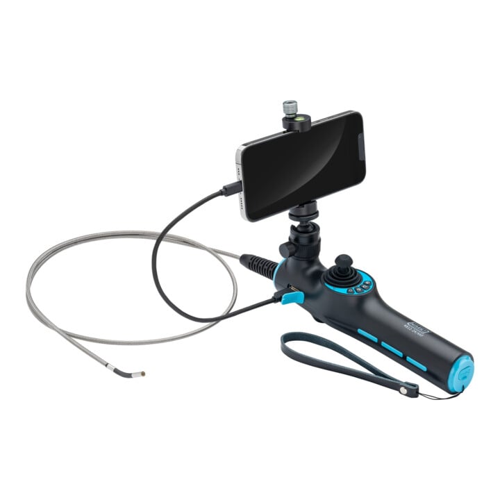 HAZET HD Videoendoskop Satz mit 360° Schwenksonde ⌀ 3,9 mm 4812-24/4AF, 4-teilig