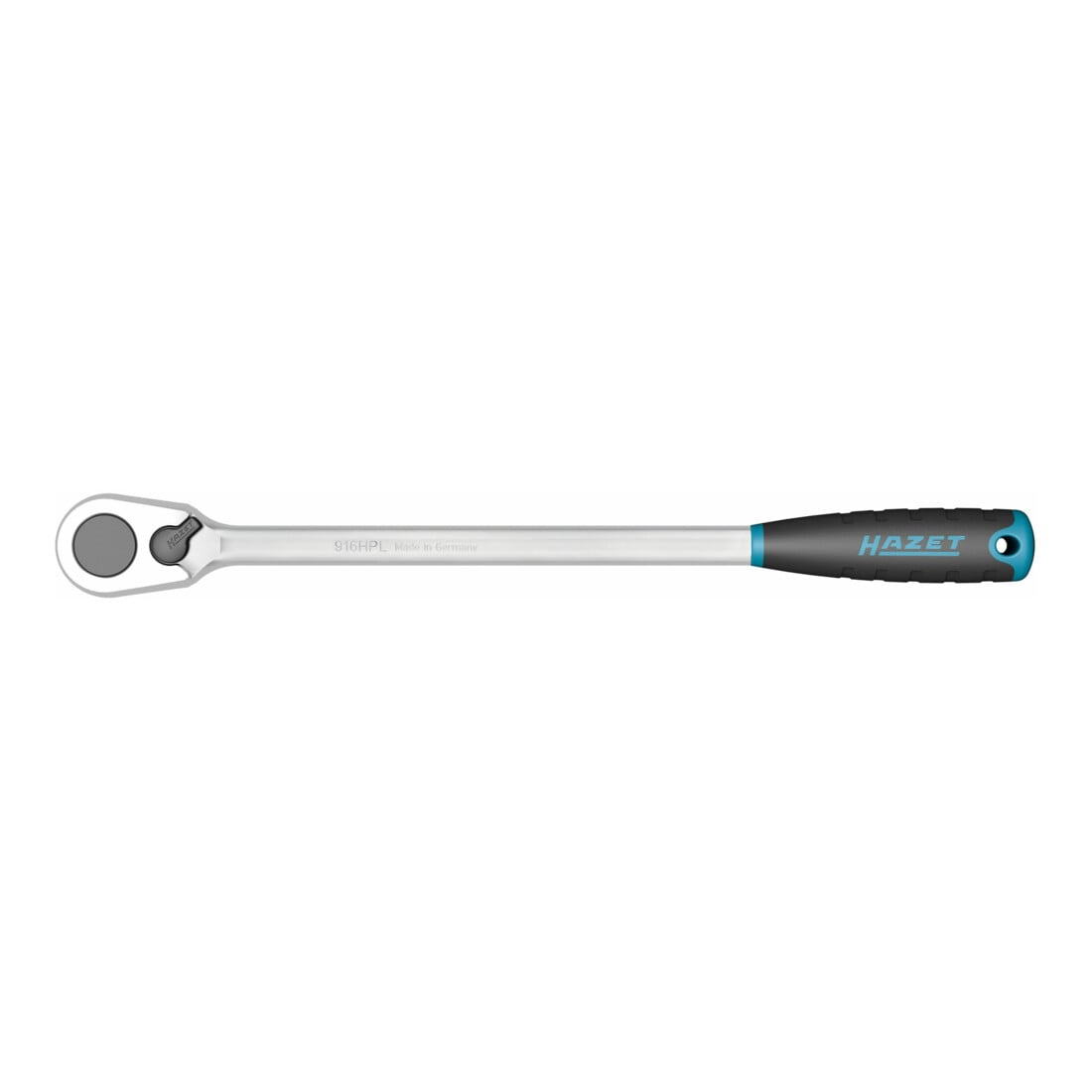 HAZET HiPer Feinzahn-Umschaltknarre 916HPL Vierkant massiv 12,5 mm (1/2 Zoll)