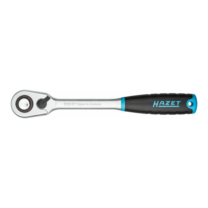 HAZET HiPer Feinzahn-Umschaltknarre 916HPS Vierkant massiv 12,5 mm (1/2 Zoll)