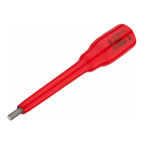 HAZET HiPer Feinzahn-Umschaltknarre, schutzisoliert 8816HPKV, 3/8 Zoll (10 mm) Vierkant, Länge: 208 mm
