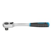 HAZET HiPer – Leva a cricchetto reversibile con dentatura fine, corta 916HPK, Attacco quadro, massiccio, 12,5mm (1/2")-1
