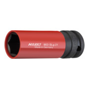 HAZET krachtdop 1/2" zeskant lang