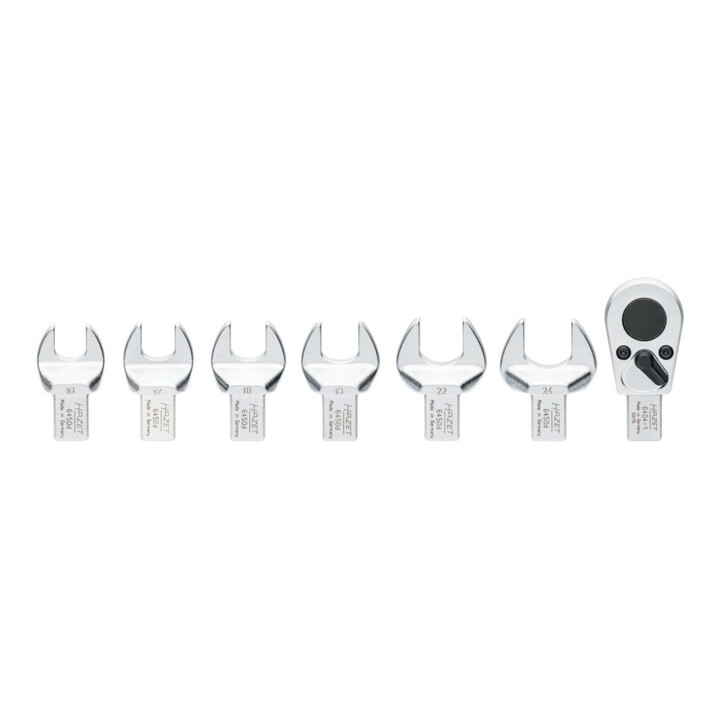 HAZET Inbrenggereedschapset 6450D/7 Inbrengvierkant 14 x 18 mm buitenzeskantprofiel, vierkant massief 12,5 mm (1/2 inch) 7 stuks