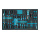 HAZET Insert en mousse souple 163-480/57N 691 x 392 x 40 mm