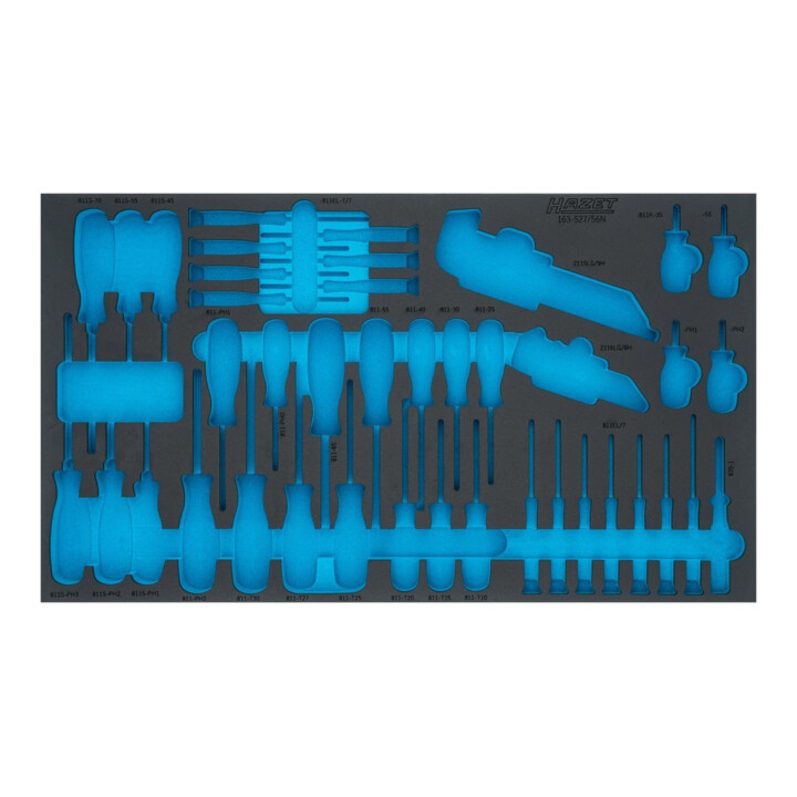HAZET Insert mousse souple 163-527LN vide