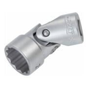 HAZET Inserto chiave a bussola con snodo, a doppio esagono 880G-Z16, Attacco quadro, cavo, 10mm (3/8"), Profilo trazione doppio esagono esterno, 16mm-1