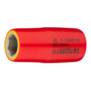 HAZET Inserto chiave a bussola, esagonale, con isolamento di protezione 900KV-14, Attacco quadro, cavo, 12,5mm (1/2"), Profilo trazione esagono esterno, 14mm