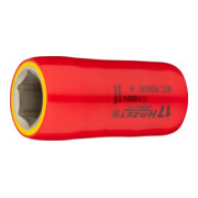 HAZET Inserto chiave a bussola, esagonale, con isolamento di protezione 900KV-17, Attacco quadro, cavo, 12,5mm (1/2"), Profilo trazione esagono esterno, 17mm