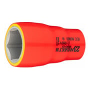 HAZET Inserto chiave a bussola, esagonale, con isolamento di protezione 900KV-23, Attacco quadro, cavo, 12,5mm (1/2"), Profilo trazione esagono esterno, 23mm