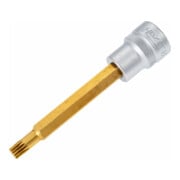 HAZET Inserto chiave a bussola giravite 8808LG-6, Attacco quadro, cavo, 10mm (3/8"), Profilo poligonale interno XZN, M6