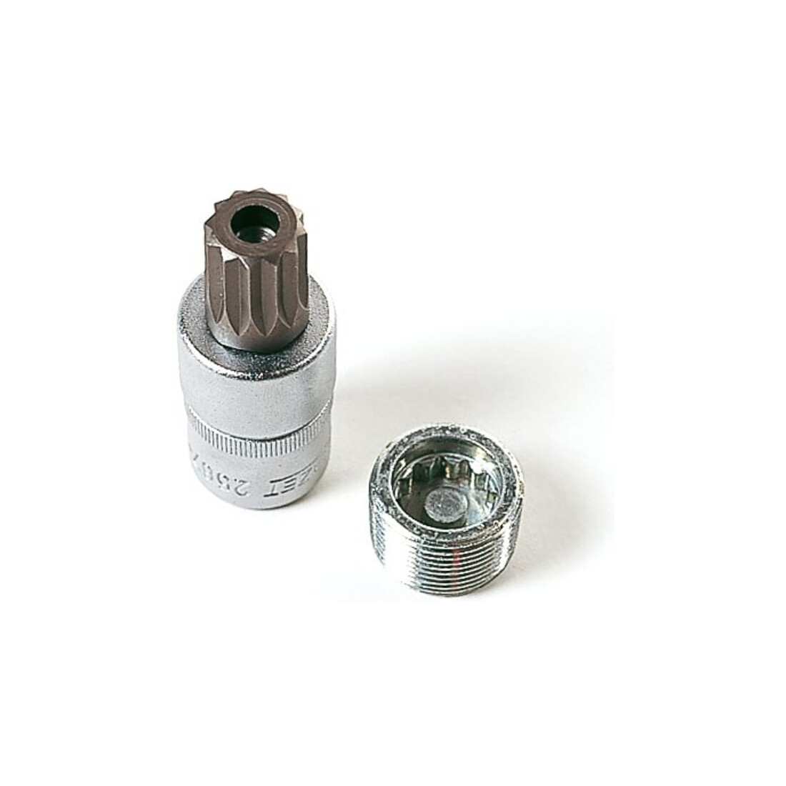 HAZET Inserto chiave a bussola giravite per servizio olio 2567-16, Attacco quadro, cavo, 12,5mm (1/2"), Profilo poligonale interno XZN con perno, M16