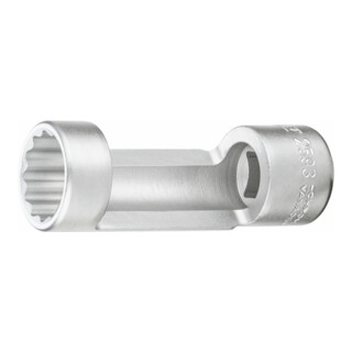 HAZET Inserto chiave a bussola per ammortizzatori (a doppio esagono) 2593-21, Attacco quadro, cavo, 12,5mm (1/2"), Profilo a doppio esagono esterno, 21mm