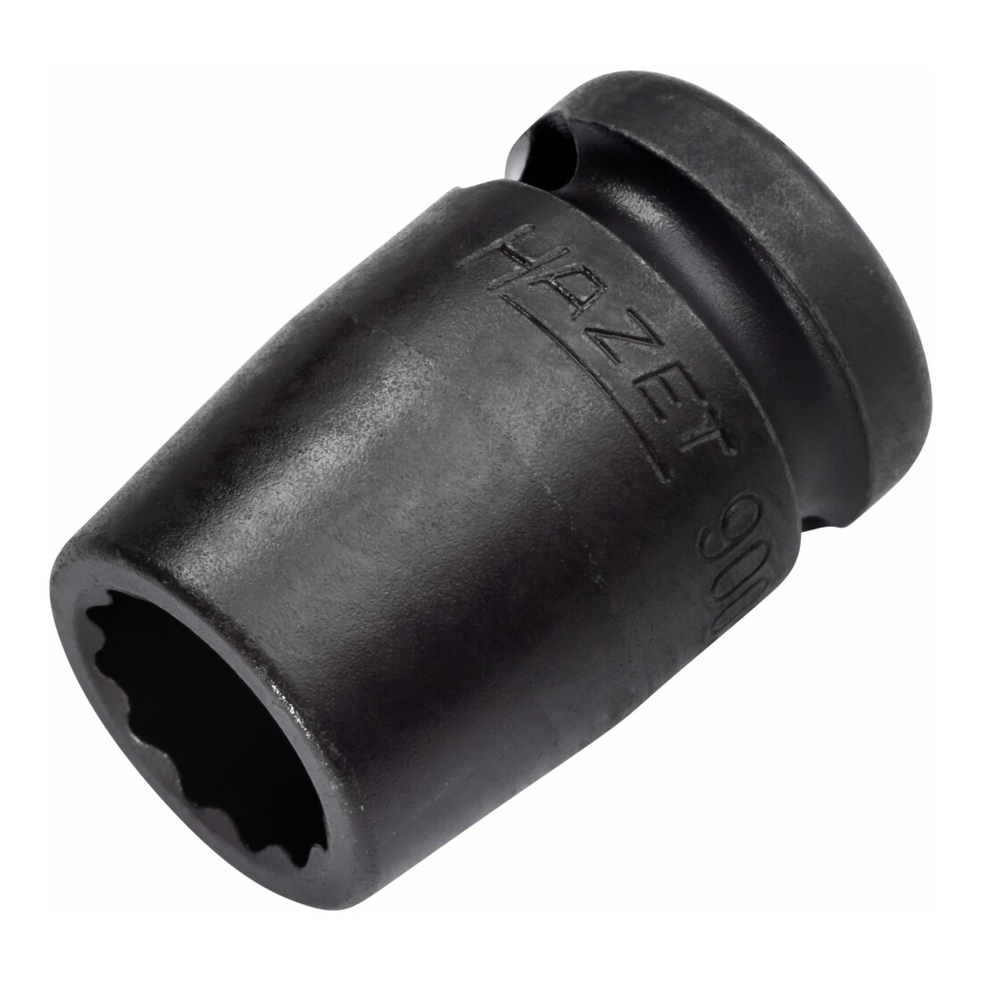 HAZET Set di bussole (esagono doppio) per avvitatore a percussione ed elettrico 900SZ-18 quadro cavo 12,5mm (1/2 pollice) profilo a doppio esagono esterno Traction 18