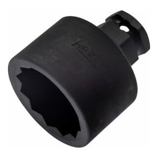 HAZET Inserto chiave a bussola per avvitatori ad impulso, A doppio esagono 900SZ6-36, Attacco quadro, cavo, 12,5mm (1/2"), Attacco esagonale esterno 24mm, Profilo trazione doppio esagono esterno, 36mm