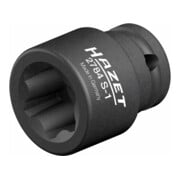 HAZET Inserto chiave a bussola per avvitatori ad impulso, Con profilo speciale 2784S-1, Attacco quadro, cavo, 12,5mm (1/2"), Profilo scanalato, 39mm-2