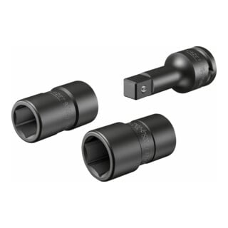 HAZET Inserto chiave a bussola per dadi ruota FORD 900SLG-1822/3, Attacco quadro, cavo, 12,5mm (1/2"), Profilo trazione esagono esterno