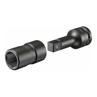 HAZET Inserto chiave a bussola per dadi ruota FORD 900SLG-18X20/2, Attacco quadro, cavo, 12,5mm (1/2"), Profilo trazione esagono esterno, 18 x 20