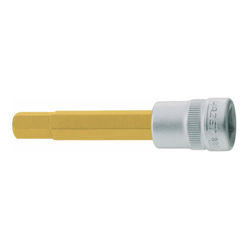 HAZET Inserto chiave a bussola per giraviti 8801-11, Attacco quadro, cavo, 10mm (3/8"), Profilo esagonale interno, 11mm
