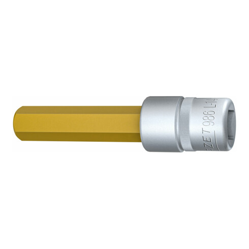 HAZET Inserto chiave a bussola per giraviti 986L-14, Attacco quadro, cavo, 12,5mm (1/2"), Profilo esagonale interno, 14mm