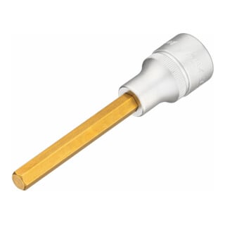 HAZET Inserto chiave a bussola per giraviti 986L-8, Attacco quadro, cavo, 12,5mm (1/2"), Profilo esagonale interno, 8mm