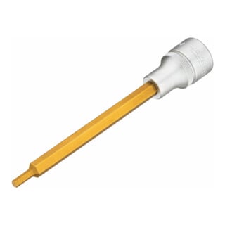 HAZET Inserto chiave a bussola per giraviti 986SL-4, Attacco quadro, cavo, 12,5mm (1/2"), Profilo esagonale interno, 4mm