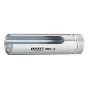 HAZET Inserto chiave a bussola per turbina, a doppio esagono 2561-10, Attacco quadro, cavo, 6,3mm (1/4"), Profilo a doppio esagono esterno, 10mm