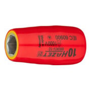 HAZET Inserto per chiave a bussola, esagonale 880KV-10, Attacco quadro, cavo, 10mm (3/8"), Profilo trazione esagono esterno, 10mm