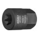 HAZET Inserto TX turbocompressore / raccordo a gomito 2871-E12, Attacco esagonale esterno 17mm, Profilo esterno TX, E12-1