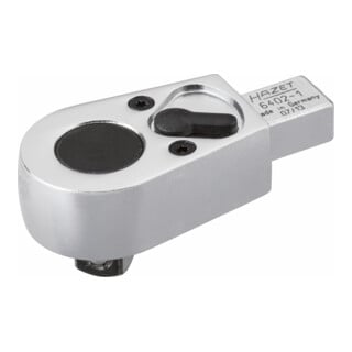 HAZET Insteek-omschakelratel 6402-1 ∙ Insteekvierkant 9 x 12 mm ∙ Vierkant massief 10 mm (3/8 inch)