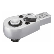 HAZET Insteek-omschakelratel 6404-1S ∙ Insteekvierkant 14 x 18 mm ∙ Vierkant massief 12,5 mm (1/2 inch)