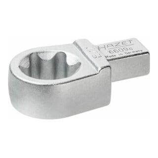 HAZET InsteekTX ringsleutel 6609C-E22 ∙ Insteekvierkant 9 x 12 mm ∙ Buiten-TX-profiel ∙ E22