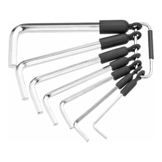 HAZET Jeu de tournevis 811/6, profil cruciforme PH, profil fente, 6 pièces, PH1 – PH2, 0,5 x 3 – 1,2 x 6,5