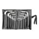 HAZET Jeu de tournevis 811SH-1/7, profil cruciforme PH, profil fente, 7 pièces, PH1 – PH2, 0,5 x 3 – 1,2 x 6,5-1