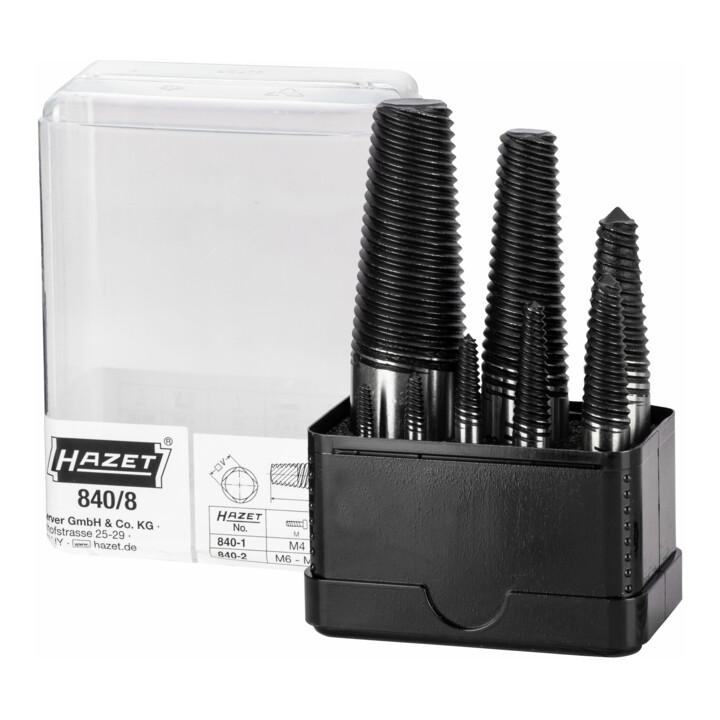 HAZET Jeu d'extracteurs des vis 840/8