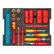 HAZET Jeu d'outils, à isolation de protection 150/27-4